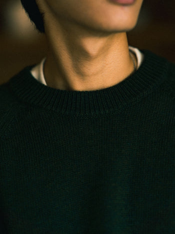 Yak Wool Crewneck Sweater - Gray | A3 (XL)