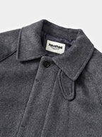 City Wool Half Coat (Charcoal)