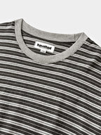 Stripe Long Sleeve Tee (Stripe Charcoal)