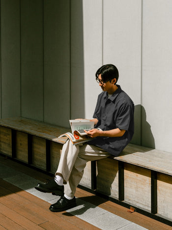 City Summer Light Banding Pants (Navy)