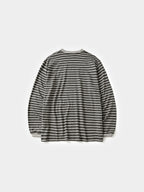 Stripe Long Sleeve Tee (Stripe Charcoal)