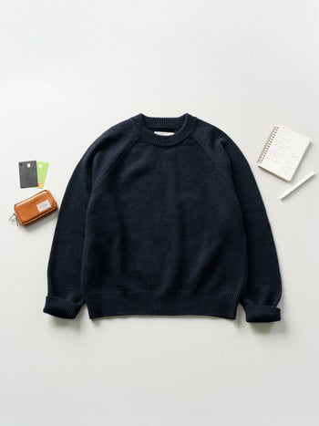 Yak Wool Crewneck Sweater (Deep green)