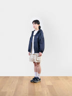 Utility Pin-tuck Cargo Shorts (Ecru)