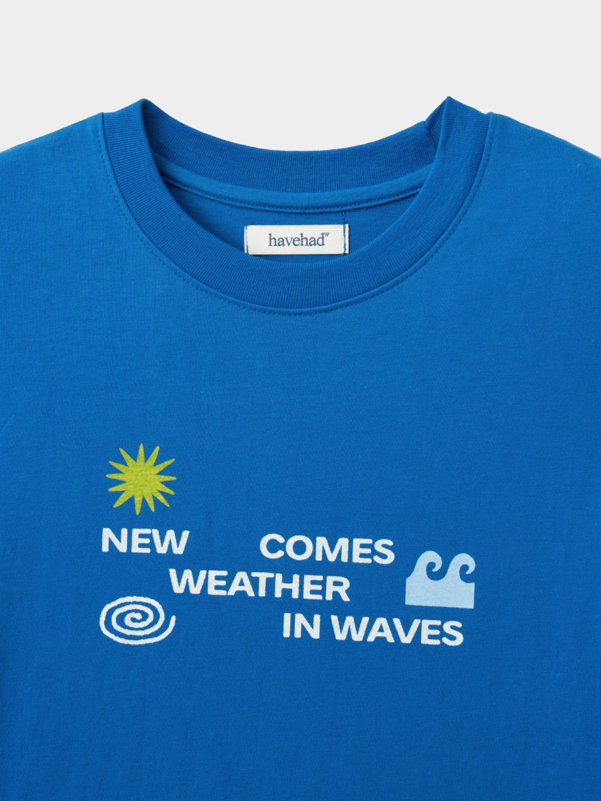 Weather in Waves Tee (Vintage Blue)