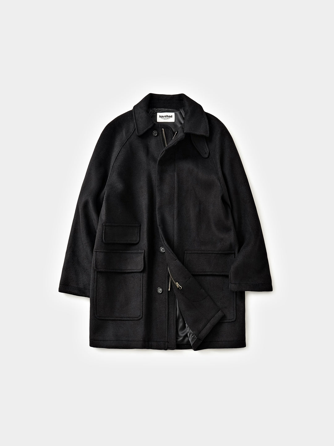 City Wool Half Coat (Black)