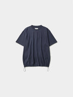 Relaxed Half String Tee (Navy)