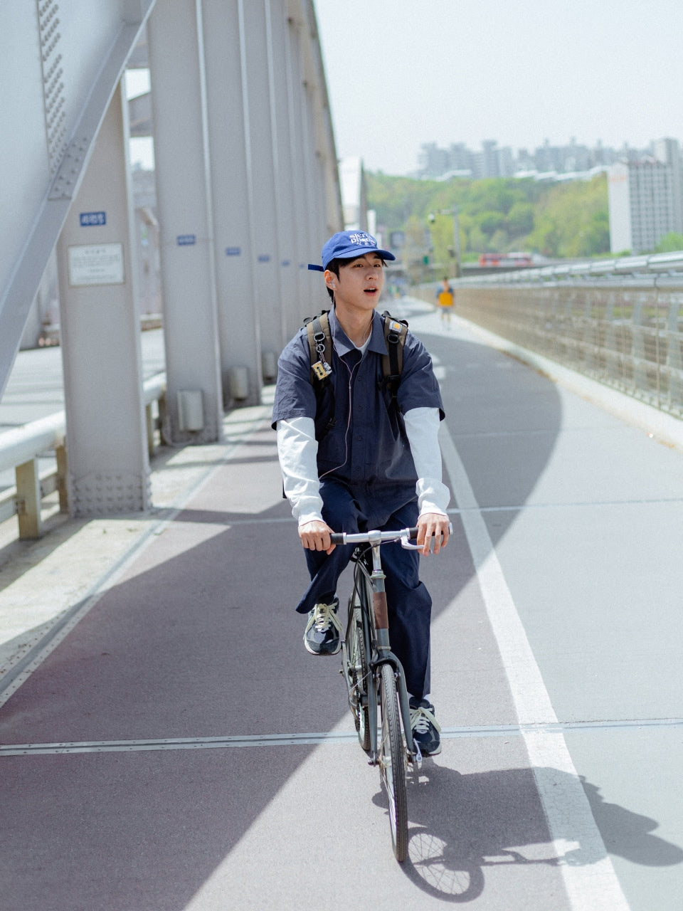 City Summer Light Banding Pants (Charcoal)