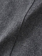 City Wool Half Coat (Charcoal)