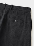 City Light Wool Pin-tuck Trouser (Black)
