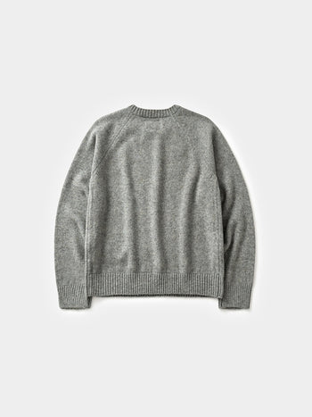 Shaggy Dog Round Knit (Grey)