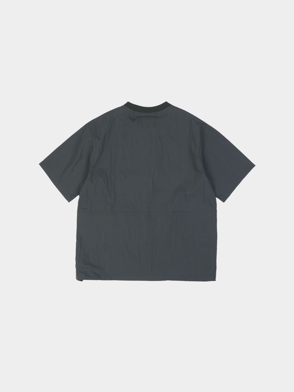 Pocket Volume String Half Tee (Charcoal)