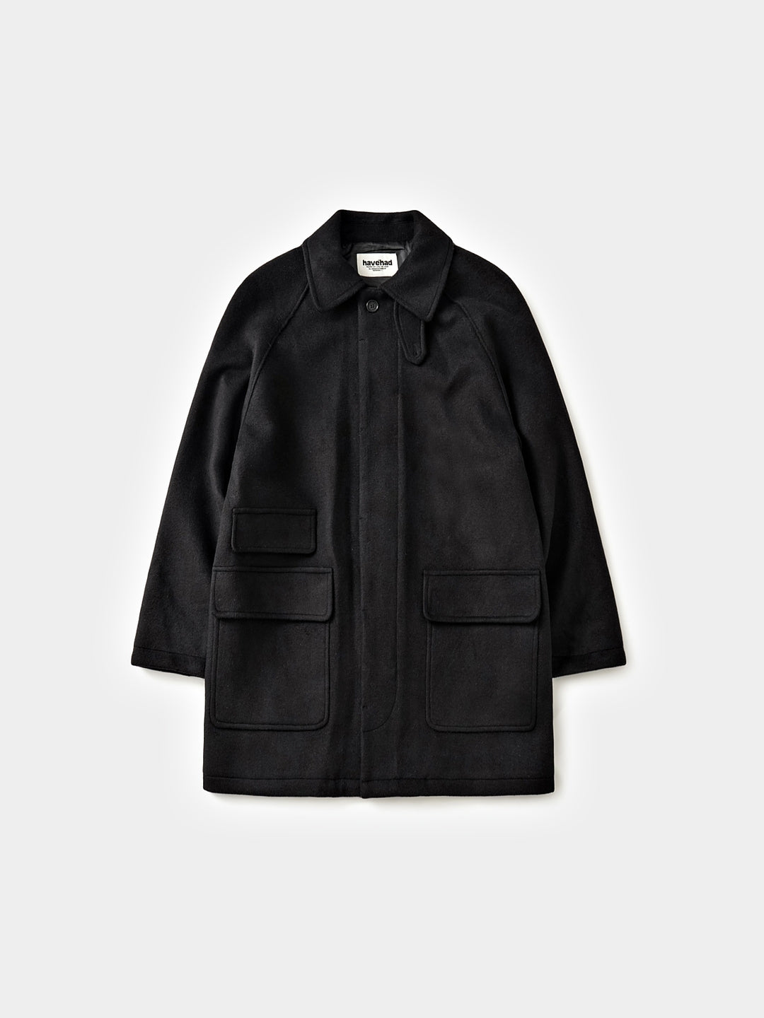 City Wool Half Coat (Black)
