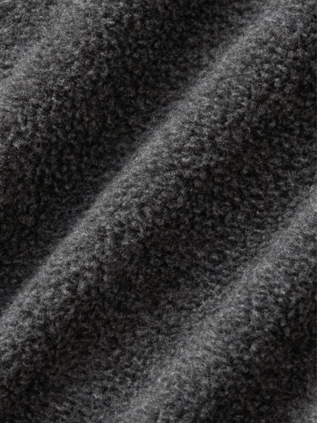 Two-tone Strap Fleece Jacket (Charcoal)