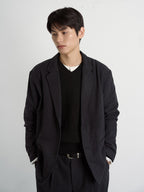 City Light Wool Club Jacket (Black)