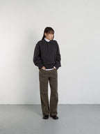 Shaggy Dog Collar Knit (Charcoal)