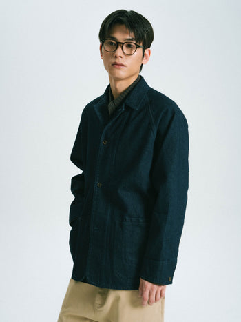 Denim Chore Jacket (Denim Blue)