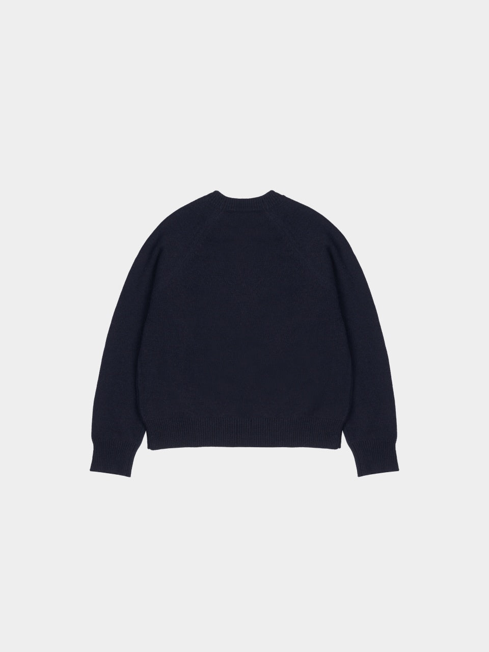 Yak Wool Crewneck Sweater (Navy)