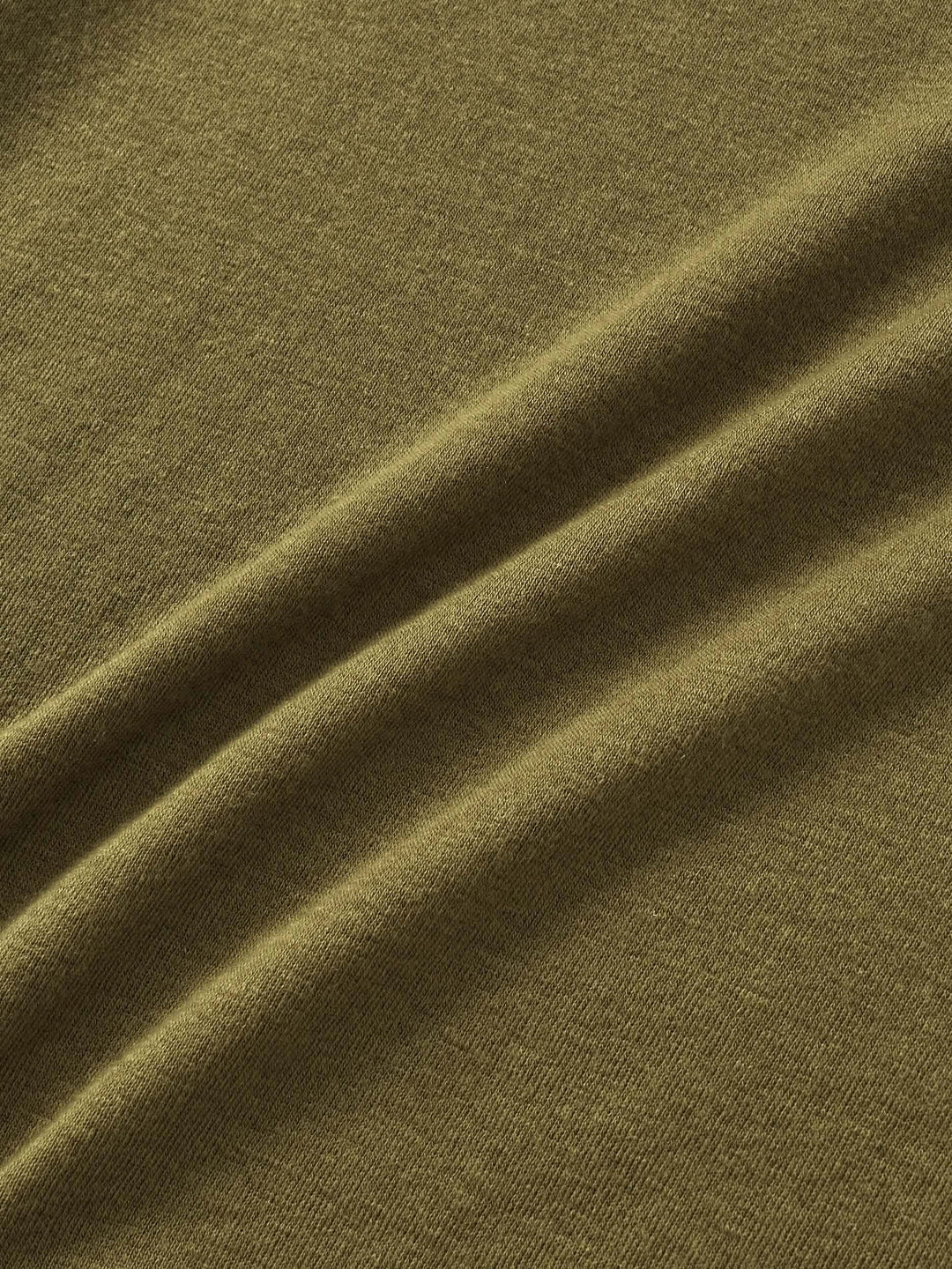 Essential Mock Neck Tee (Khaki)