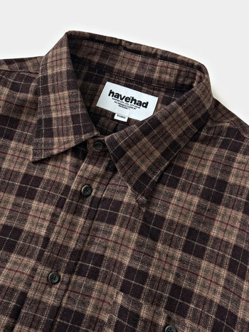 Soft Flannel Shirts (Check Brown)
