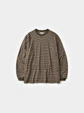 Stripe Long Sleeve Tee (Stripe Khaki)