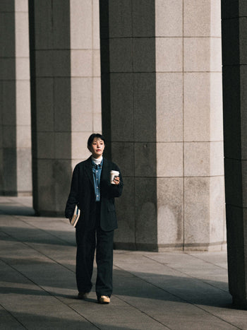 (Set) City Wool Set-up (Navy)