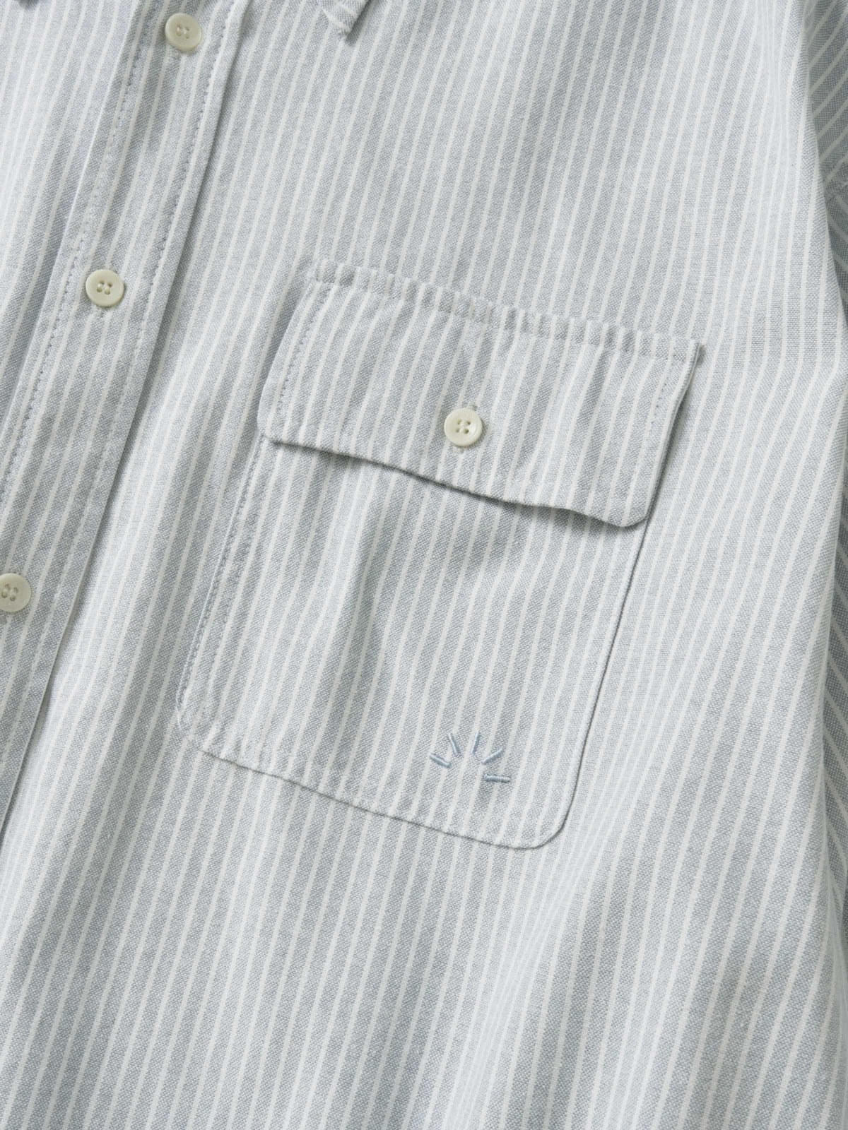 Oxford Work Shirts (Stripe Blue)