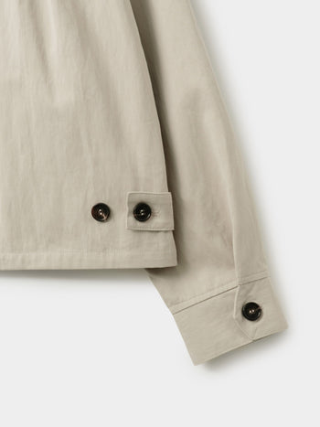 Glen Cotton Drizzler Jacket (Beige)