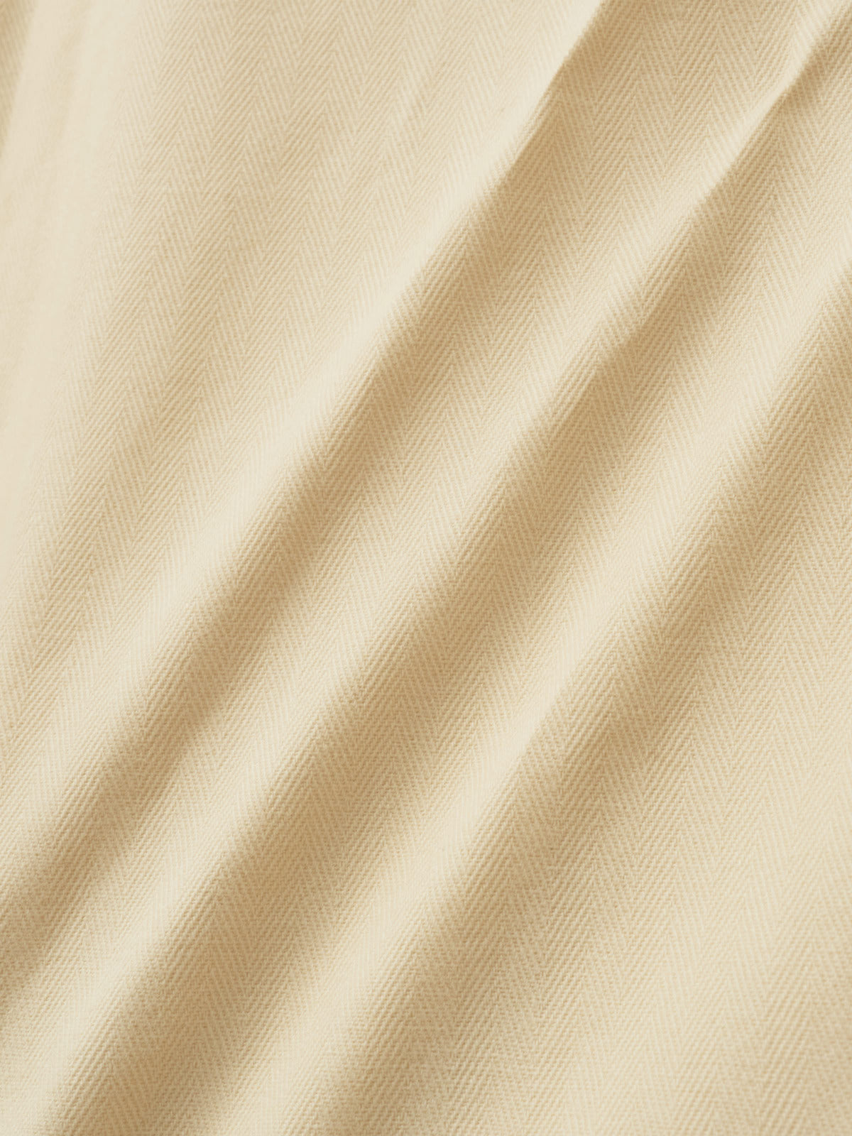 Herringbone Twill Fatigue Skirt (Butter)