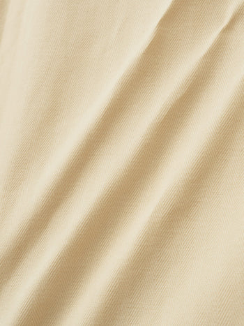 Herringbone Twill Fatigue Skirt (Butter)