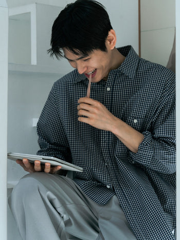 Daily Classic Check Shirts (Check Green)