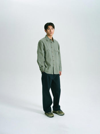 Classic Check Western Shirts (Brown)