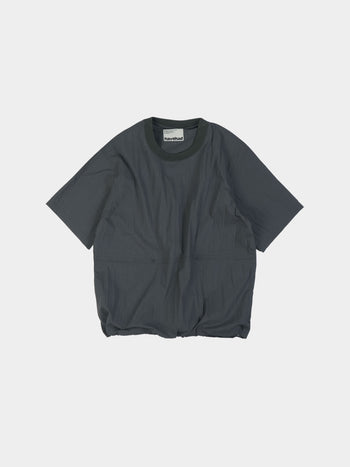 Pocket Volume String Half Tee (Charcoal)