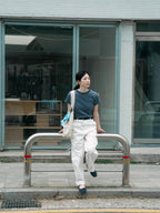 Classic Stripe Tee (Charcoal)
