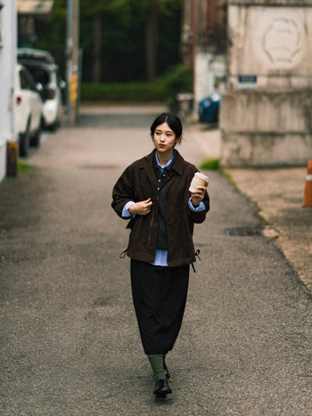 Washed Pocket Utility Jacket (Denim Blue)