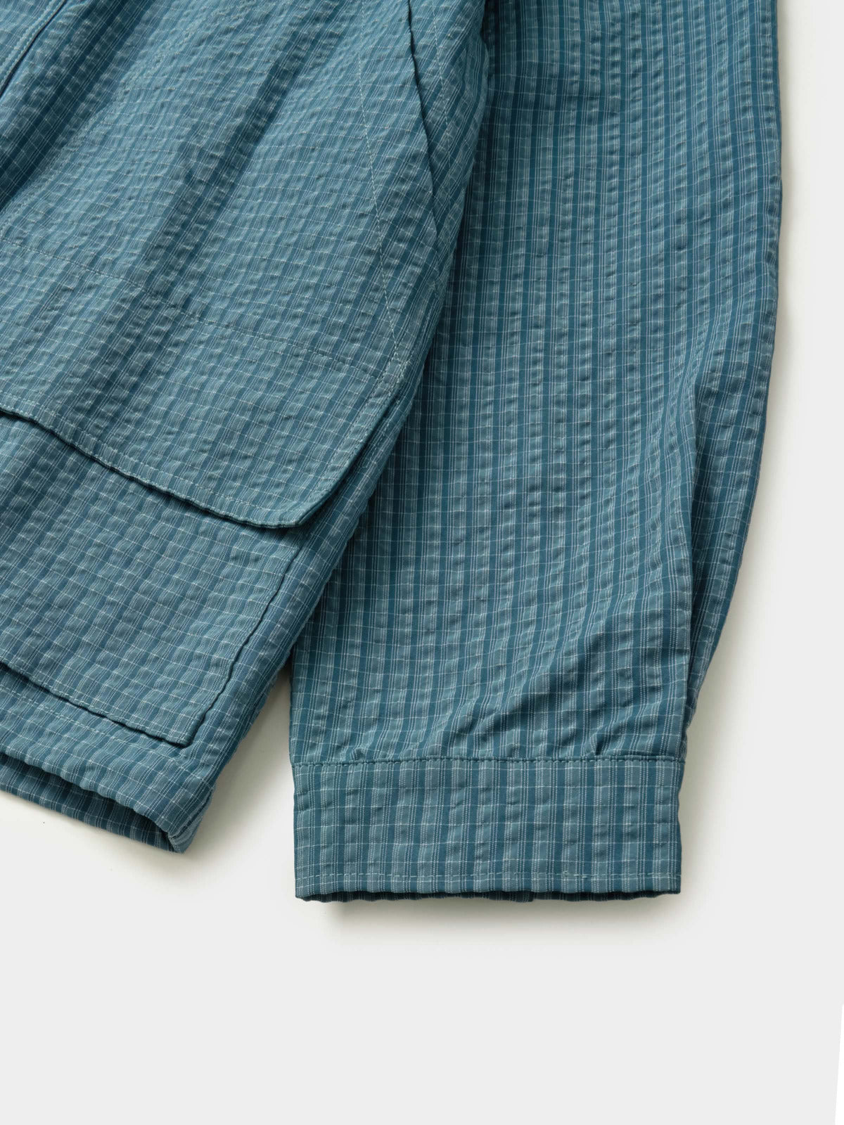 City Commuter Check Wind Jacket (Check Blue)