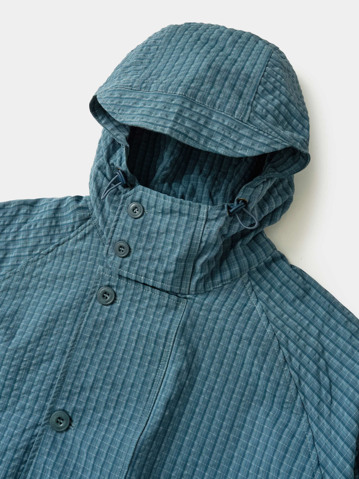 City Commuter Check Wind Jacket (Check Blue)