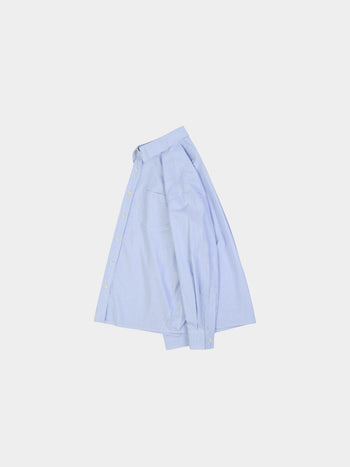 (W)Breeze Stripe Shirts (Light Blue)