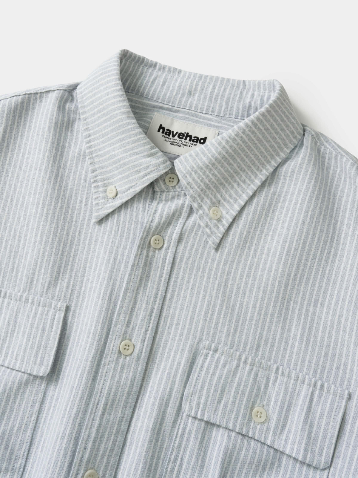 Oxford Work Shirts (Stripe Blue)