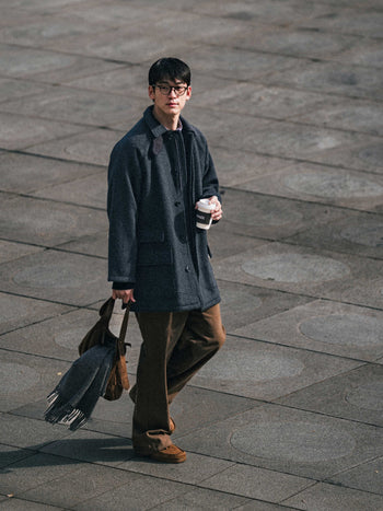 City Wool Half Coat (Black)