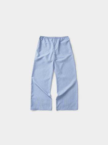 Easy Stripe Banding Pants (Stripe Blue)