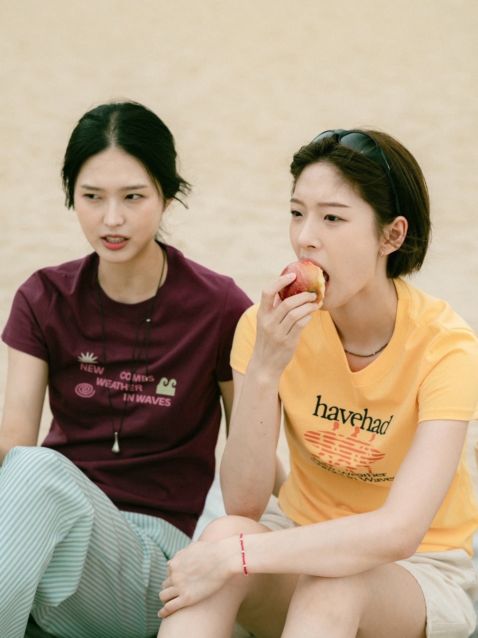 Chasing Waves Tee (Yellow)