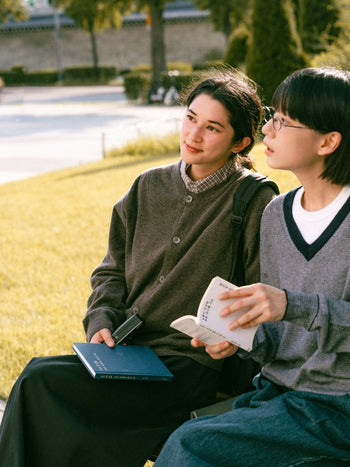 Light Wholegarments Cardigan (Charcoal)