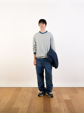 Double Stripe String Tee (Black)