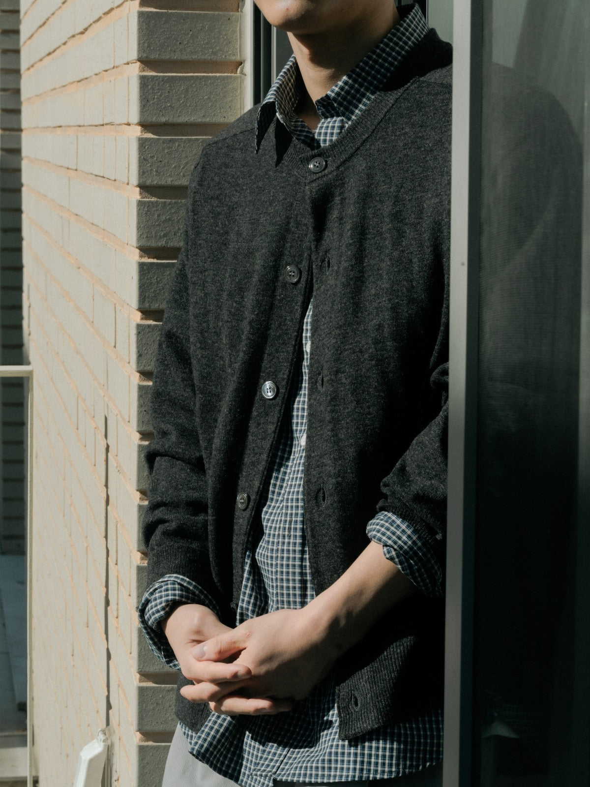 Light Wholegarments Cardigan (Blue)