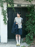 Utility Pin-tuck Cargo Shorts (Ecru)