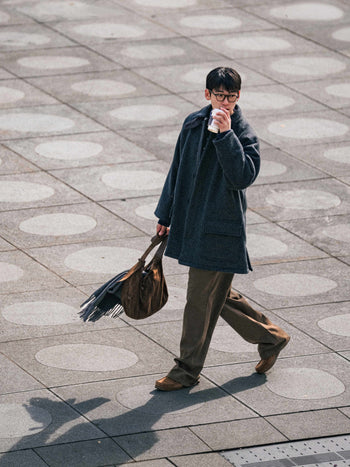 City Wool Half Coat (Charcoal)