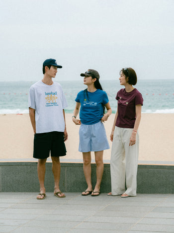 Weather in Waves Tee (Vintage Blue)