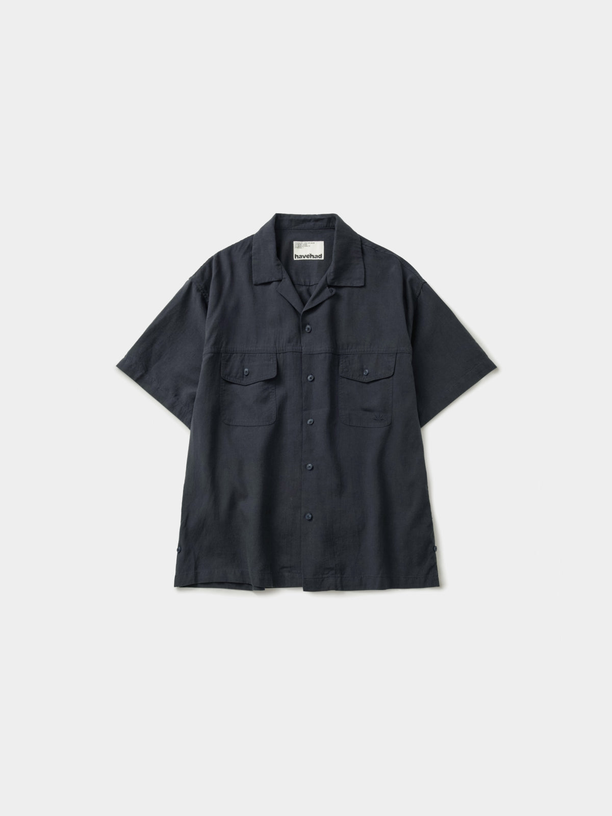 Double Pocket Slub Shirts (Navy)
