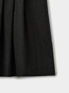 Pleats Sleeveless Top (Black)