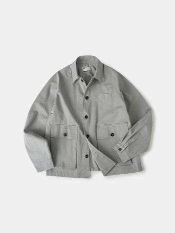 City Worker French Jacket (Blue Gray)